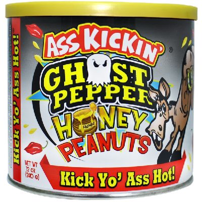 ASS KICKIN', GHOST PEPPER HONEY PEANUTS