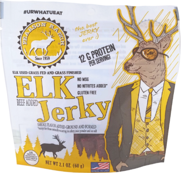 Elk Jerky Character Bag