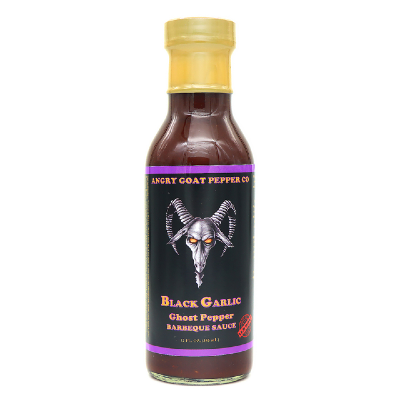 ANGRY GOAT, BLACK GARLIC GHOST PEPPER BBQ Sauce