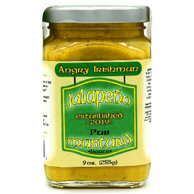 ANGRY IRISHMAN, JALAPENO Pub Mustard Sauce