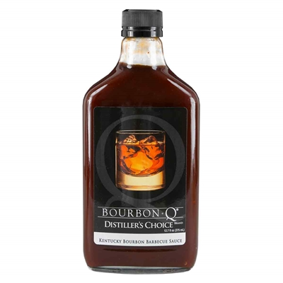 BOURBON Q, DISTILLER'S CHOICE Kentucky Bourbon BBQ Sauce (SILVER LABEL)
