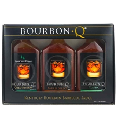 BOURBON Q, BBQ 3 PACK - CLASSIC, BARREL SELECT, GOLD RESERVE