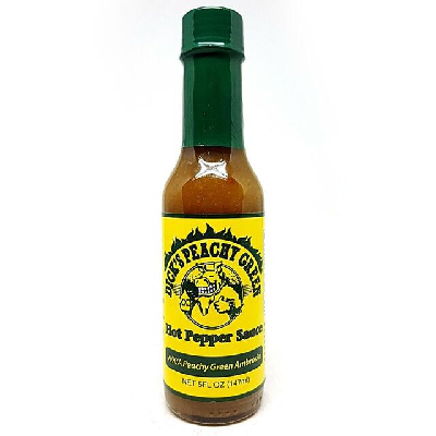 DIRTY DICK'S, Peachy Green Hot Pepper Sauce