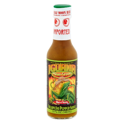 IGUANA, MEAN GREEN Jalapeno Hot Sauce