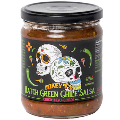 MIKEY V'S, HATCH GREEN CHILE SALSA