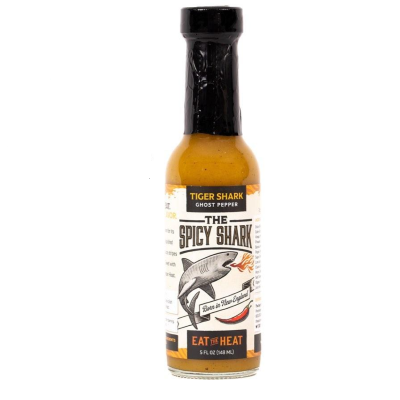THE SPICY SHARK, TIGER SHARK GHOST Hot Sauce